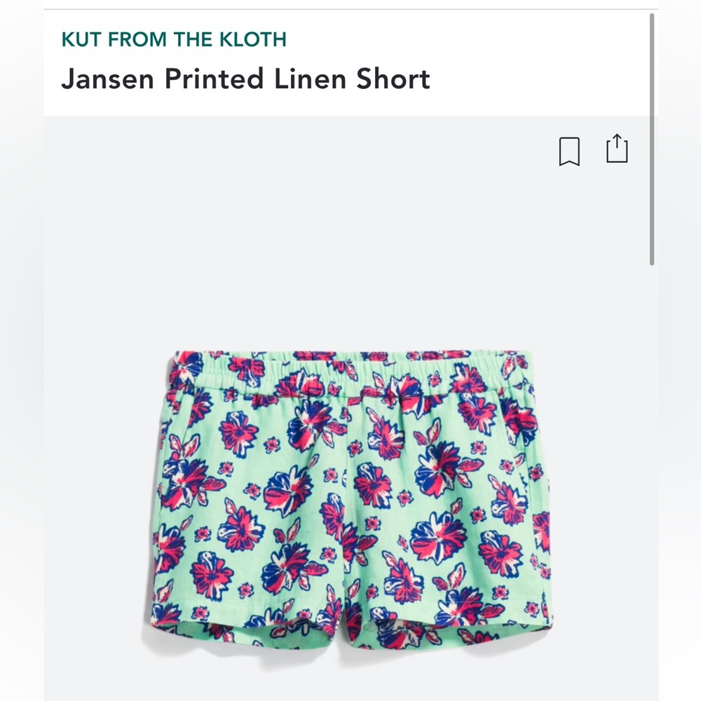 Kut from the kloth linen shorts